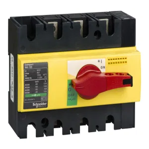 Рубильник Schneider Electric Interpact INS 125А 3P, фронтальное исполнение (ШНАЙДЕР) Рубильник Schneider Electric Interpact INS 125А 3P, фронтальное исполнение (ШНАЙДЕР)
