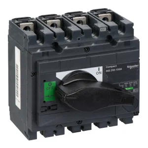 Рубильник Schneider Electric Interpact INS 250А 4P, фронтальное исполнение (ШНАЙДЕР) Рубильник Schneider Electric Interpact INS 250А 4P, фронтальное исполнение (ШНАЙДЕР)
