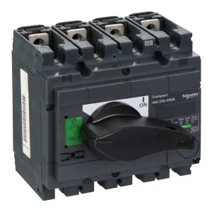 Рубильник Schneider Electric Interpact INS 250А 4P, фронтальное исполнение (ШНАЙДЕР) Рубильник Schneider Electric Interpact INS 250А 4P, фронтальное исполнение (ШНАЙДЕР)
