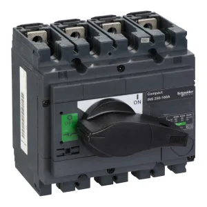 Рубильник Schneider Electric Interpact INS 250А 4P, фронтальное исполнение (ШНАЙДЕР) Рубильник Schneider Electric Interpact INS 250А 4P, фронтальное исполнение (ШНАЙДЕР)