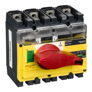 Рубильник Schneider Electric Interpact INV 100А 4P, фронтальное исполнение (ШНАЙДЕР) Рубильник Schneider Electric Interpact INV 100А 4P, фронтальное исполнение (ШНАЙДЕР)