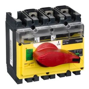 Рубильник Schneider Electric Interpact INV 160А 3P, фронтальное исполнение (ШНАЙДЕР) Рубильник Schneider Electric Interpact INV 160А 3P, фронтальное исполнение (ШНАЙДЕР)