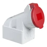 Schneider Electric 83109 — настенная розетка PratiKa 16 А, 3P+N+PE, IP44, 380 В