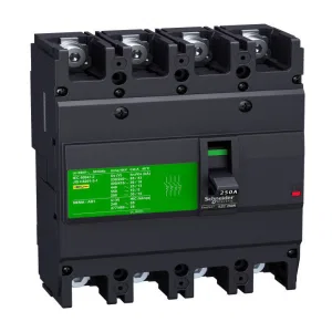 Силовой автомат Schneider Electric Easypact EZC 250, TM-D, 36кА, 4P, 63А (ШНАЙДЕР) Силовой автомат Schneider Electric Easypact EZC 250, TM-D, 36кА, 4P, 63А (ШНАЙДЕР)