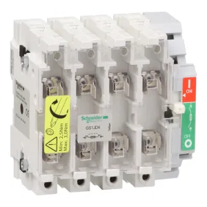 Рубильник с предохранителем Schneider Electric TeSys GS 100А 4P, 22x58 (ШНАЙДЕР) Рубильник с предохранителем Schneider Electric TeSys GS 100А 4P, 22x58 (ШНАЙДЕР)
