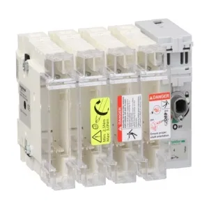 Рубильник с предохранителем Schneider Electric TeSys GS 125А 4P, 22X58 (ШНАЙДЕР) Рубильник с предохранителем Schneider Electric TeSys GS 125А 4P, 22X58 (ШНАЙДЕР)