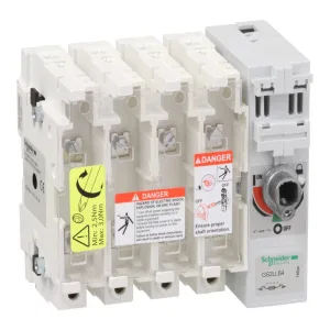 Рубильник с предохранителем Schneider Electric TeSys GS 160А 4P, A4 (ШНАЙДЕР) Рубильник с предохранителем Schneider Electric TeSys GS 160А 4P, A4 (ШНАЙДЕР)