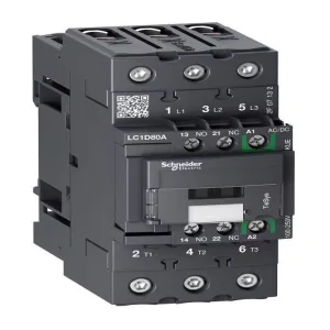 Контактор Schneider Electric TeSys D 3P 80А 100.250В AC//DC 37кВт, LC1D80AKUE (ШНАЙДЕР) Контактор Schneider Electric TeSys D 3P 80А 100.250В AC//DC 37кВт, LC1D80AKUE (ШНАЙДЕР)
