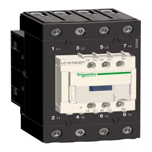 Контактор Schneider Electric TeSys LC1D EVERLINK 4P 80А 440/24В AC 30кВт (ШНАЙДЕР) Контактор Schneider Electric TeSys LC1D EVERLINK 4P 80А 440/24В AC 30кВт (ШНАЙДЕР)
