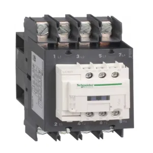 Контактор Schneider Electric TeSys LC1D EVERLINK 4P 80А 440/380В AC 30кВт (ШНАЙДЕР) Контактор Schneider Electric TeSys LC1D EVERLINK 4P 80А 440/380В AC 30кВт (ШНАЙДЕР)