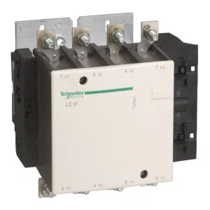 Контактор Schneider Electric Tesys LC1F 4P 400А 400/220В DC 160кВт (ШНАЙДЕР) Контактор Schneider Electric Tesys LC1F 4P 400А 400/220В DC 160кВт (ШНАЙДЕР)