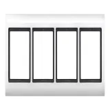 Рамка 4 поста Schneider Electric MERTEN AQUADESIGN IP44, полярно-белый