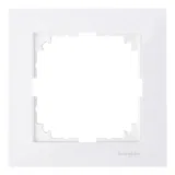 Рамка 1 пост Schneider Electric MERTEN M-PURE MTN4010-3619, полярно-белый