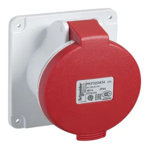 Schneider Electric PKF16G434 — розетка промышленная 16 А, 3P+N+E, IP44, 400 В (ШНАЙДЕР) Schneider Electric PKF16G434 — розетка промышленная 16 А, 3P+N+E, IP44, 400 В (ШНАЙДЕР)