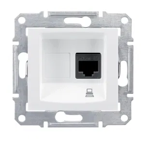 Розетка компьютерная RJ45 Cat.6 Schneider Electric SEDNA, белый (ШНАЙДЕР) Розетка компьютерная RJ45 Cat.6 Schneider Electric SEDNA, белый (ШНАЙДЕР)
