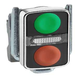 ГОЛОВКА КНОПКИ ДВОЙНАЯ БЕЗ МАРКИР + LED ZB4BW7A3740 (ШНАЙДЕР) ГОЛОВКА КНОПКИ ДВОЙНАЯ БЕЗ МАРКИР + LED ZB4BW7A3740 (ШНАЙДЕР)