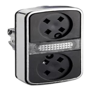 ГОЛОВКА КНОПКИ ДВОЙНАЯ БЕЗ ВСТАВОК + LED ZB4BW7A9 (ШНАЙДЕР) ГОЛОВКА КНОПКИ ДВОЙНАЯ БЕЗ ВСТАВОК + LED ZB4BW7A9 (ШНАЙДЕР)