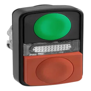 ГОЛОВКА КНОПКИ ДВОЙНАЯ БЕЗ МАРКИР + LED ZB4BW7L37407 (ШНАЙДЕР) ГОЛОВКА КНОПКИ ДВОЙНАЯ БЕЗ МАРКИР + LED ZB4BW7L37407 (ШНАЙДЕР)