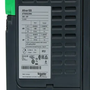 Преобразователь частоты ATV930 3/2,2кВт 380В 3ф (ШНАЙДЕР) Преобразователь частоты ATV930 3/2,2кВт 380В 3ф (ШНАЙДЕР)
