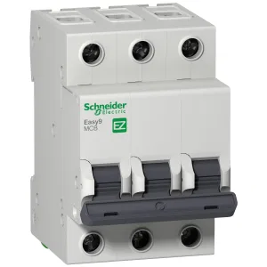 Schneider Electric EZ9F34325 (Easy9) автоматический выключатель 3P 25 А (C), 4,5 кА (ШНАЙДЕР) Schneider Electric EZ9F34325 (Easy9) автоматический выключатель 3P 25 А (C), 4,5 кА (ШНАЙДЕР)